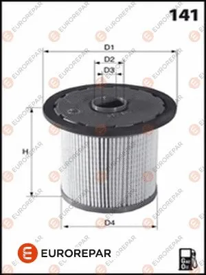 Filtre à carburant EUROREPAR 1643627080