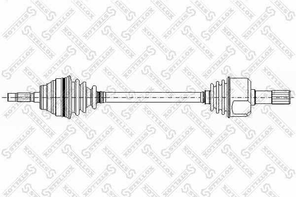 Arbre de transmission STELLOX 158 1004-SX