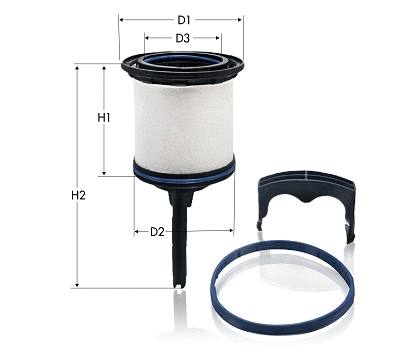 Filtre à carburant TECNECO FILTERS GS2107E