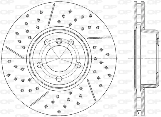 Disque de frein OPEN PARTS BDR2840.20