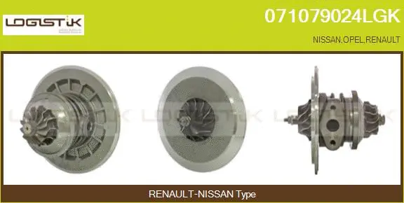 Groupe carter, turbocompresseur LGK 071079024LGK