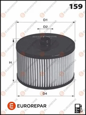 Filtre à carburant EUROREPAR 1643627880