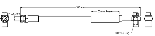 Flexible de frein JURATEK JBH1440