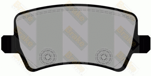 Kit de plaquettes de frein, frein à disque Brake ENGINEERING PA1784