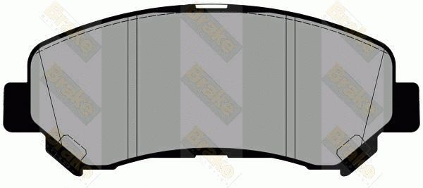 Kit de plaquettes de frein, frein à disque Brake ENGINEERING PA1775