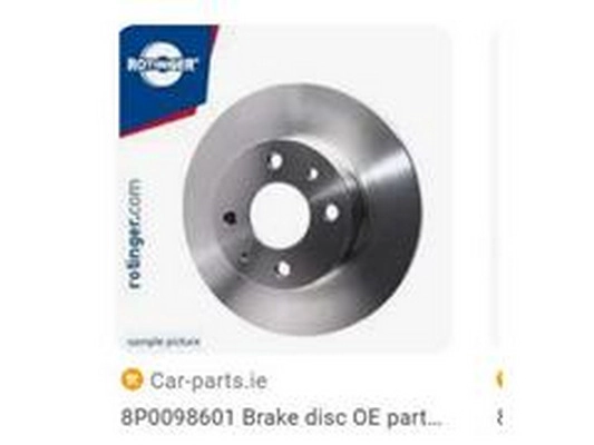 Disque de frein ZPY 8P0 098 601