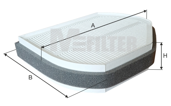 Filtre, air de l'habitacle MFILTER K 9032