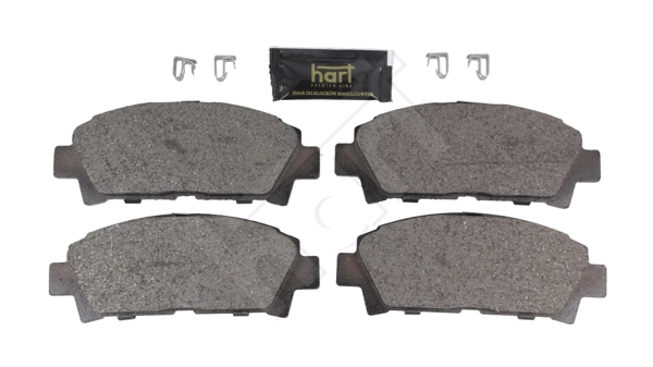 Kit de plaquettes de frein, frein à disque HART 261 781
