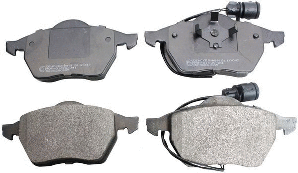 Kit de plaquettes de frein, frein à disque DENCKERMANN B110047