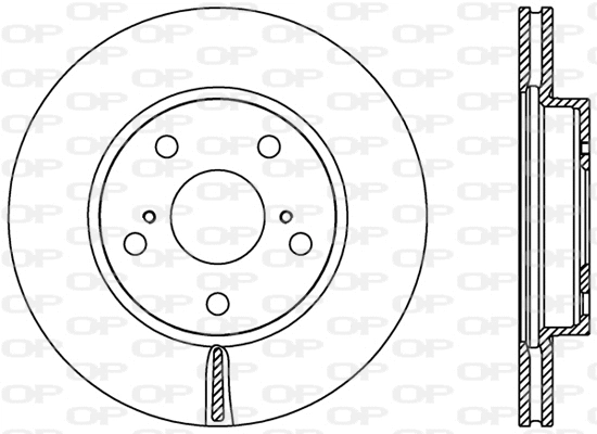 Disque de frein OPEN PARTS BDR2423.20