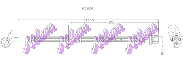 Flexible de frein KAWE H5924