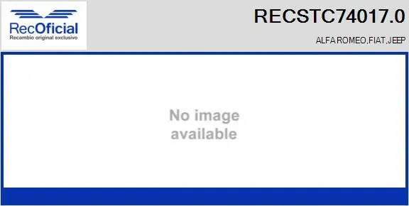 Turbocompresseur, suralimentation RECOFICIAL RECSTC74017.0