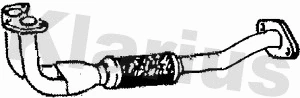 Tuyau d'échappement KLARIUS 301615