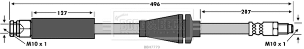 Flexible de frein BORG & BECK BBH7779