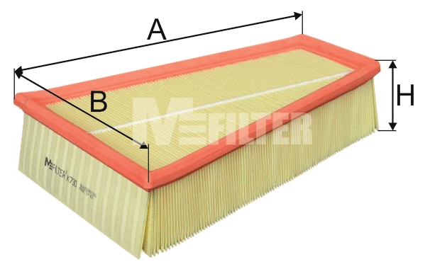 Filtre à air MFILTER K 730