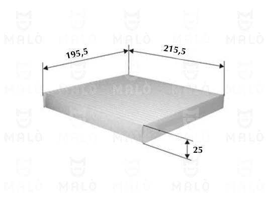 Filtre, air de l'habitacle AKRON-MALÒ 1531021