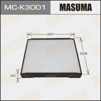 Filtre, air de l'habitacle MASUMA MC-K3001