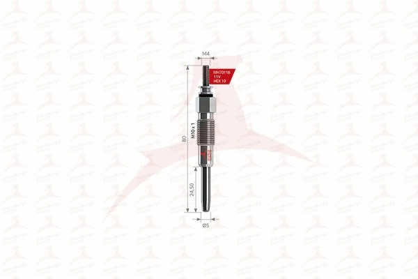 Bougie de préchauffage MEHA AUTOMOTIVE MH70118
