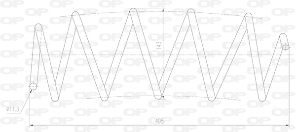 Ressort de suspension OPEN PARTS CSR9013.00