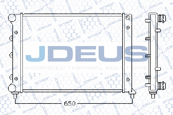 Radiateur, refroidissement du moteur JDEUS 000M12