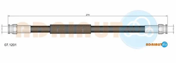 Flexible de frein ADRIAUTO 07.1201