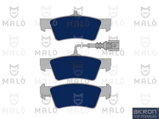 Kit de plaquettes de frein, frein à disque AKRON-MALÒ 1050779