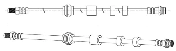 Flexible de frein CEF 512750