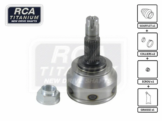 Jeu de joints, arbre de transmission RCA FRANCE FI140A