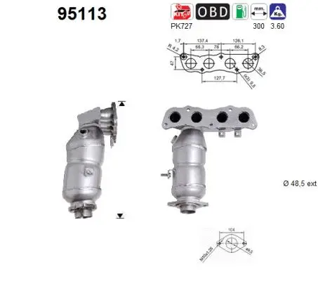 Catalyseur AS 95113