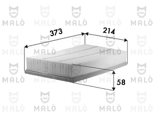 Filtre à air AKRON-MALÒ 1500677