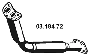 Tuyau d'échappement EBERSPÄCHER 03.194.72
