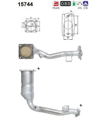 Catalyseur AS 15744