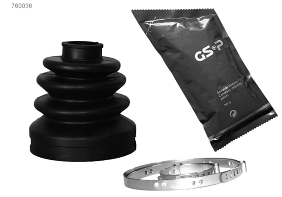 Jeu de joints-soufflets, arbre de commande GSP-BR 760036