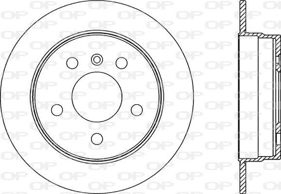 Disque de frein OPEN PARTS BDA2311.10