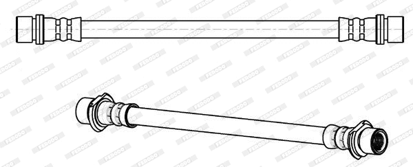 Flexible de frein FERODO FHY2702