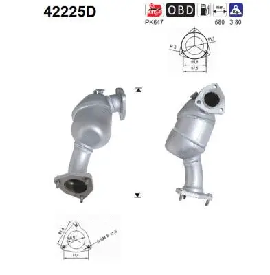 Catalyseur AS 42225D