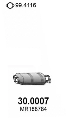 Catalyseur ASSO 30.0007