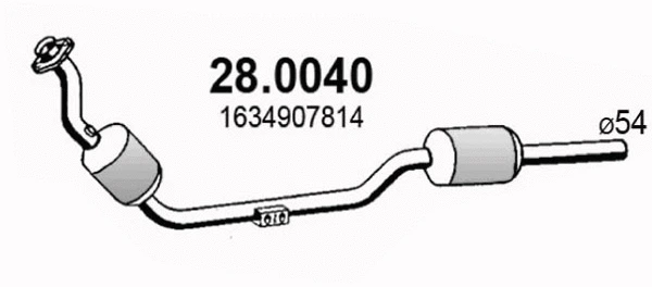 Catalyseur ASSO 28.0040