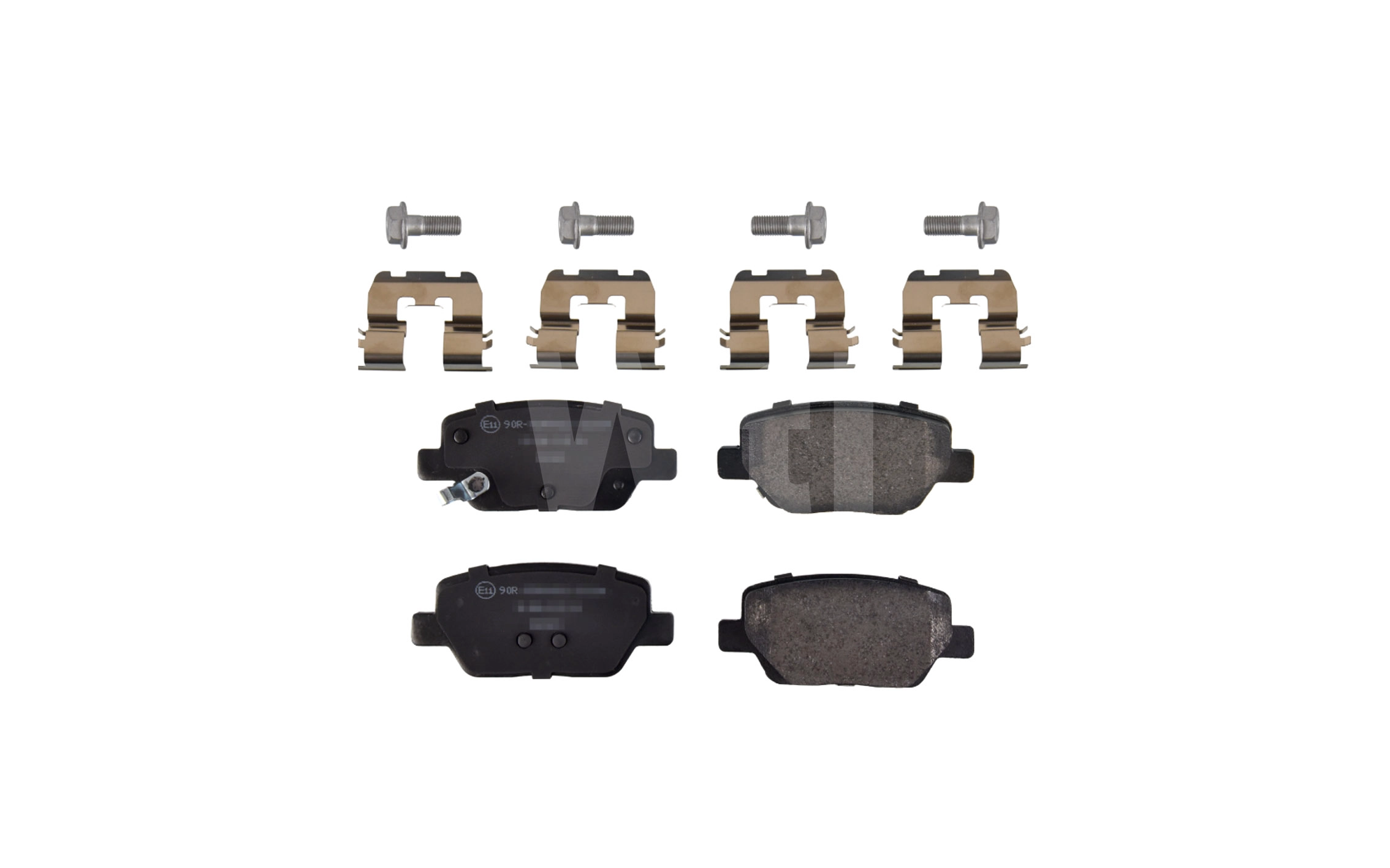 Kit de plaquettes de frein, frein à disque Wti Automotive K851051