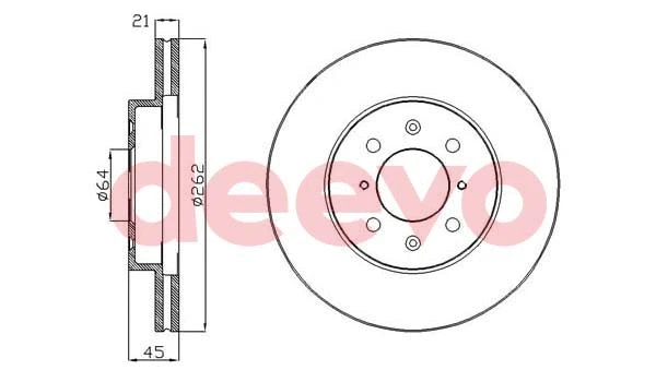 Disque de frein DEEVO BD28900
