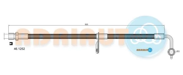Flexible de frein ADRIAUTO 46.1252