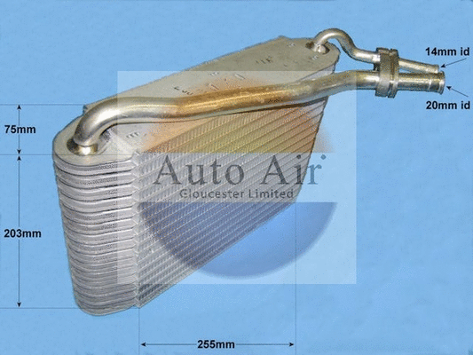 Évaporateur climatisation AUTO AIR GLOUCESTER 21-5625