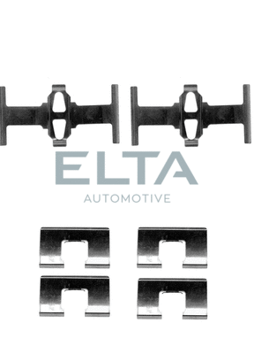 Kit d'accessoires, plaquette de frein à disque ELTA AUTOMOTIVE EA8596