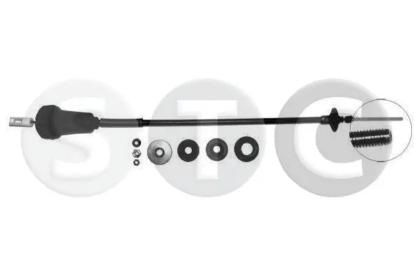 Tirette à câble, commande d'embrayage STC T480380