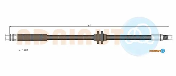 Flexible de frein ADRIAUTO 07.1263