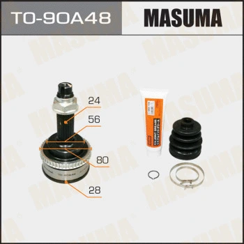 Jeu de joints, arbre de transmission MASUMA TO-90A48