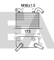 Radiateur d'huile EACLIMA 37G77017