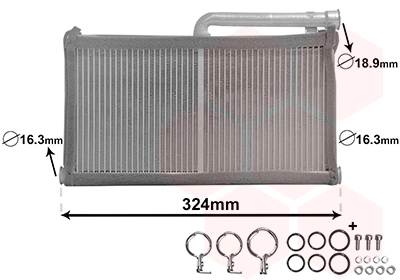Système de chauffage VAN WEZEL 03006296