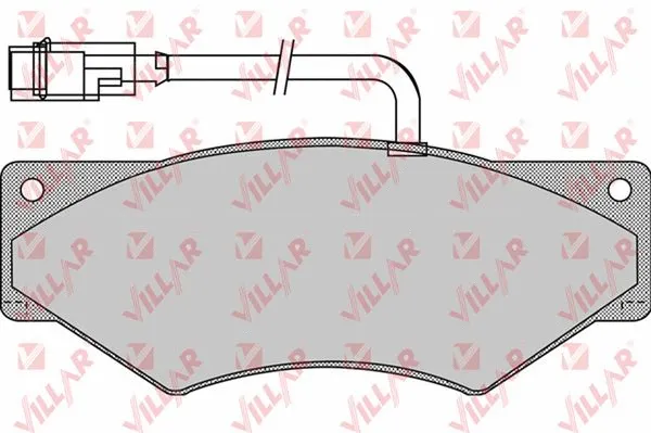 Kit de plaquettes de frein, frein à disque VILLAR 626.0880
