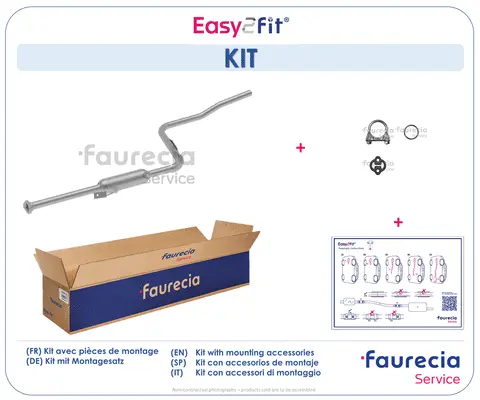 Silencieux avant Faurecia FS67138